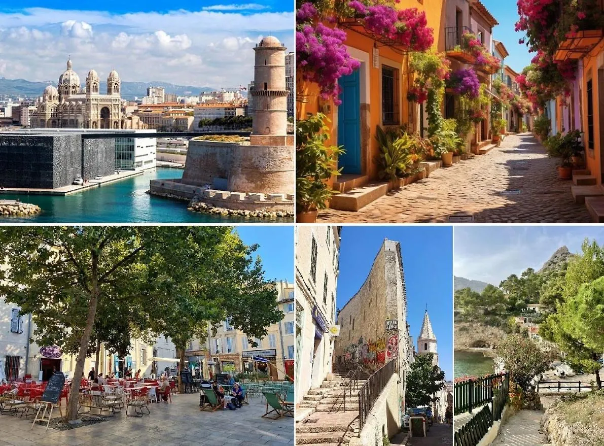 Charmant T2 Avec Cour Privee Au Coeur Du Panier- Vieux Port Marseille 0*,  France